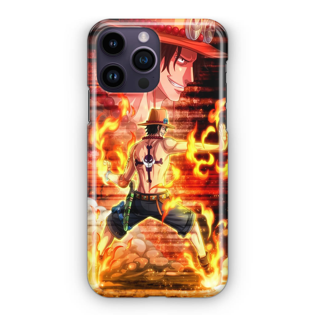 Portgas D Ace One Piece iPhone 14 Pro / 14 Pro Max Case