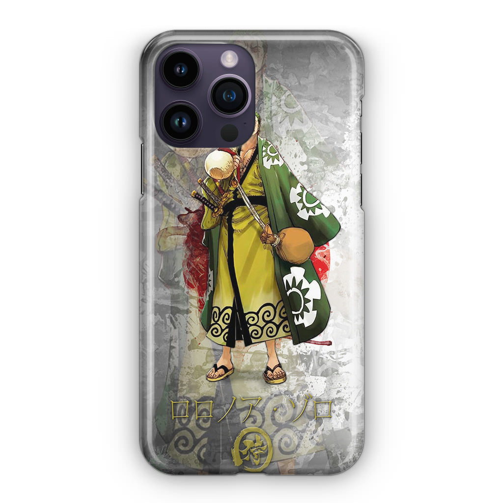 Roronoa Zoro Arc Wano iPhone 14 Pro / 14 Pro Max Case