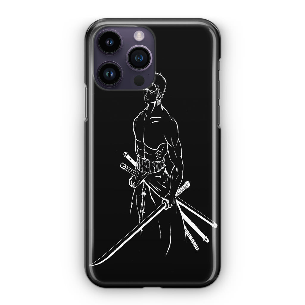 Roronoa Zoro Outlines iPhone 14 Pro / 14 Pro Max Case