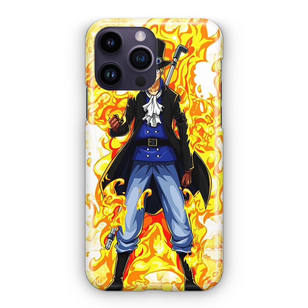 Sabo Mera Mera No Mi iPhone 14 Pro / 14 Pro Max Case