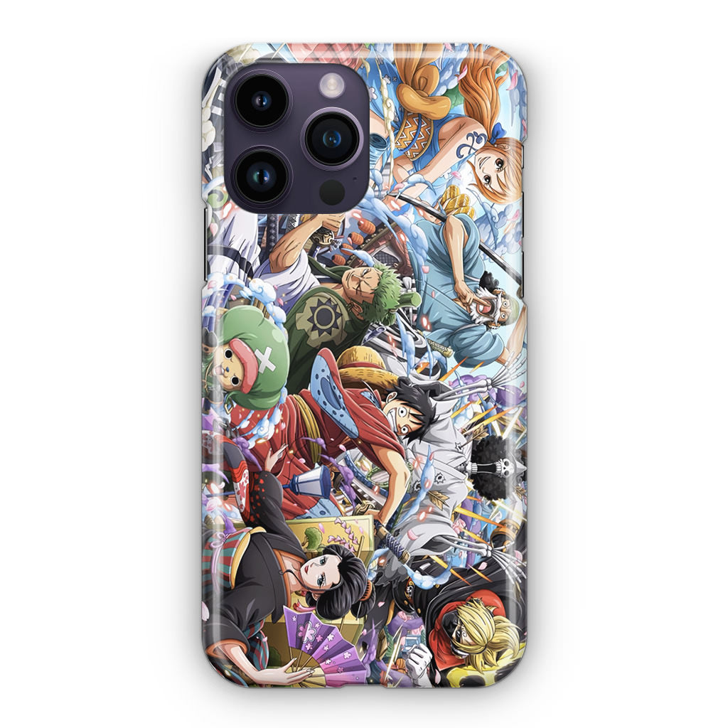 Straw Hat Pirates Arc Wano iPhone 14 Pro / 14 Pro Max Case