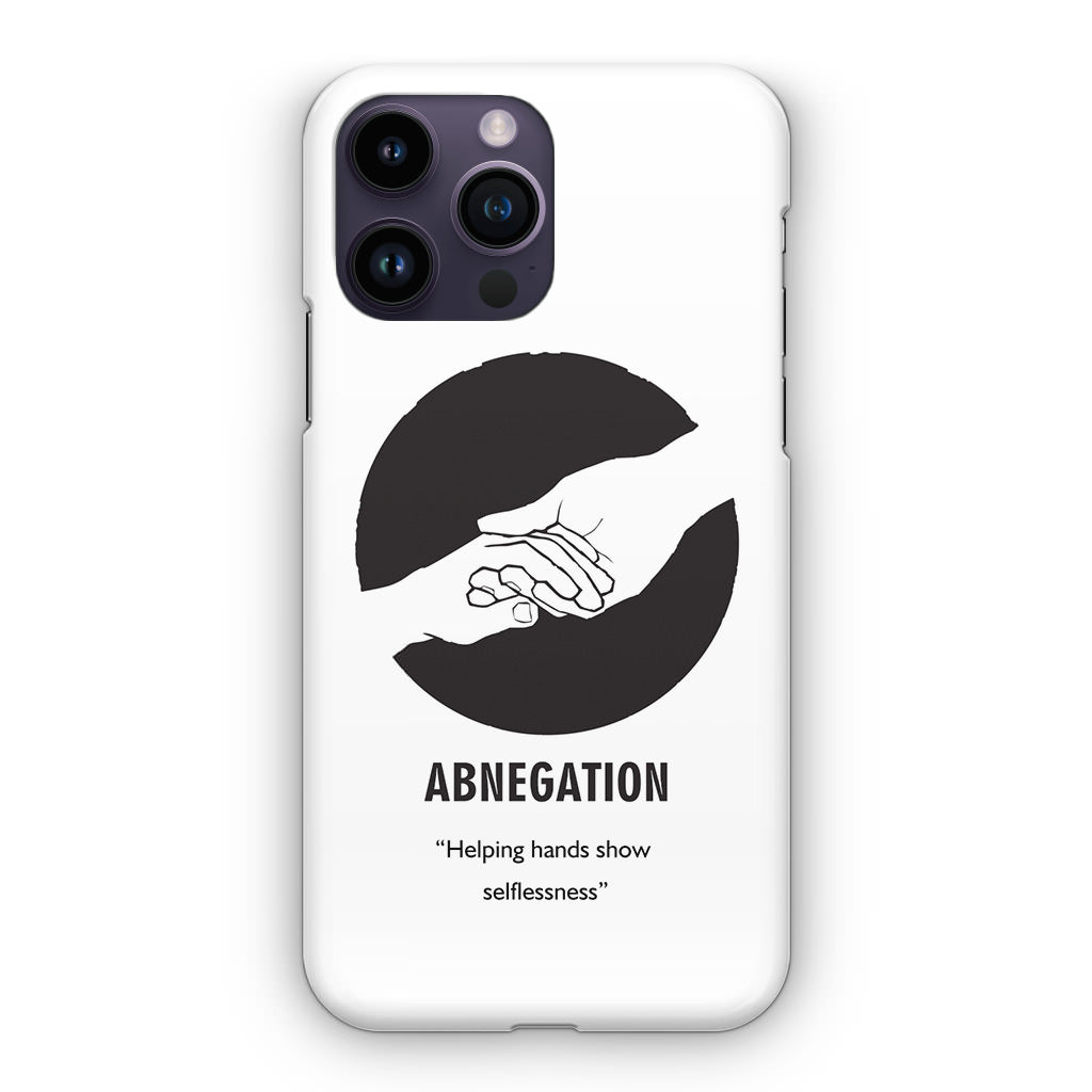 Abnegation Divergent Faction iPhone 15 Pro / 15 Pro Max Case