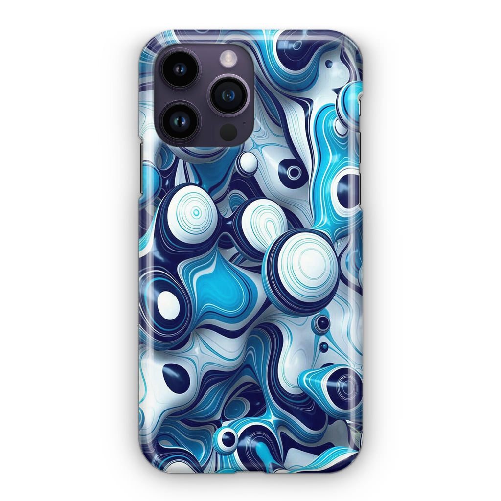 Abstract Art All Blue iPhone 14 Pro / 14 Pro Max Case