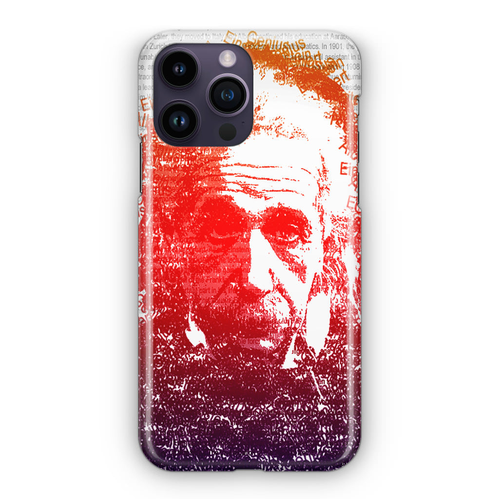 Albert Einstein Art iPhone 14 Pro / 14 Pro Max Case