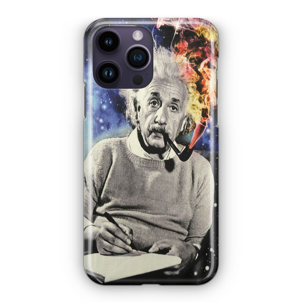Albert Einstein Smoking iPhone 14 Pro / 14 Pro Max Case