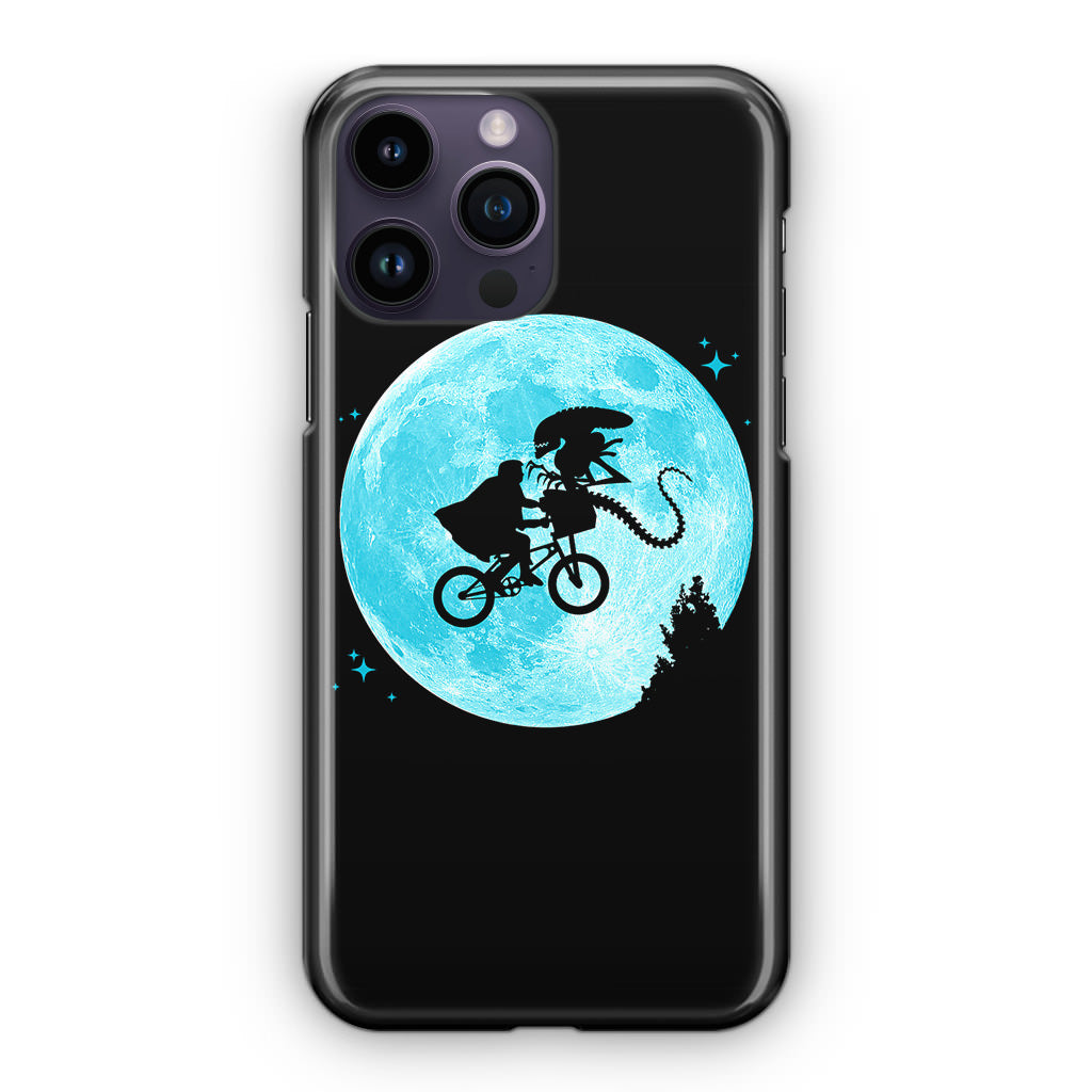 Alien Bike to the Moon iPhone 15 Pro / 15 Pro Max Case