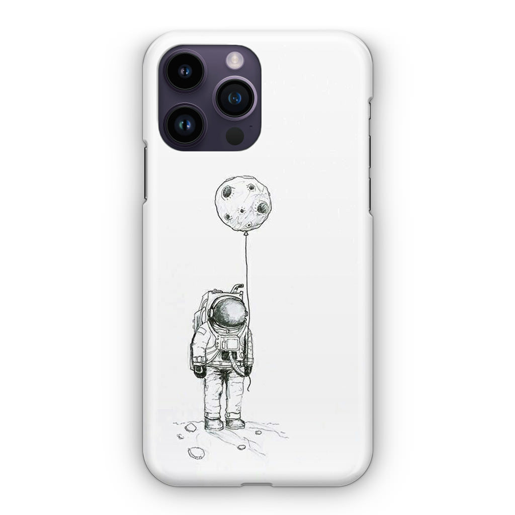 Astronaut Moon Balloon iPhone 14 Pro / 14 Pro Max Case