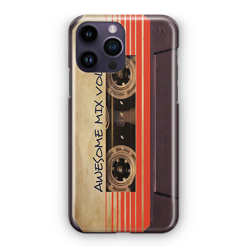 Awesome Mix Vol 1 Cassette iPhone 14 Pro / 14 Pro Max Case