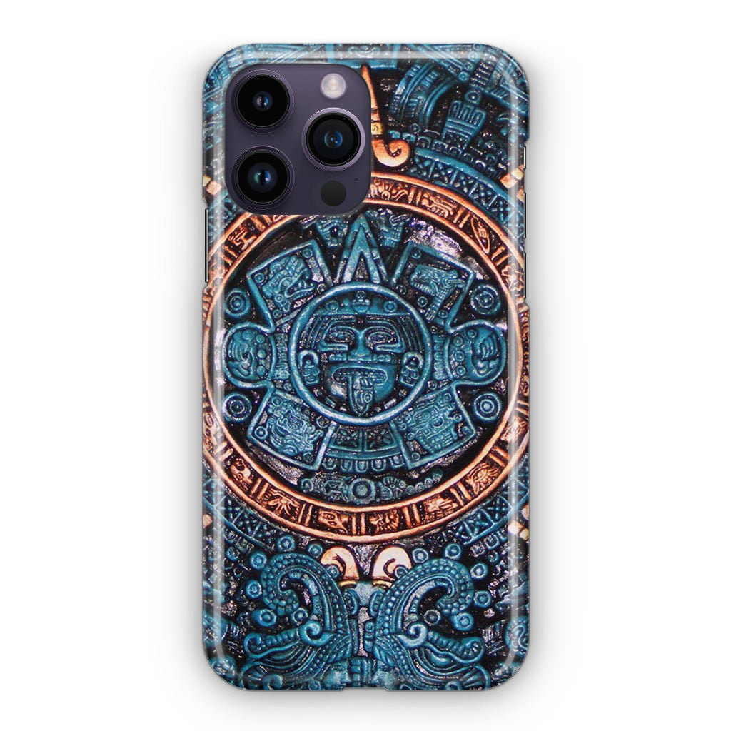 Aztec Calendar iPhone 14 Pro / 14 Pro Max Case