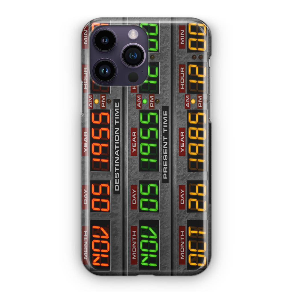 Back To The Future Time Circuits iPhone 14 Pro / 14 Pro Max Case