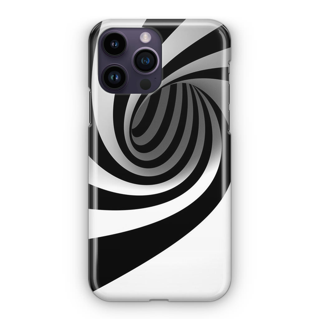 Black and White Twist iPhone 14 Pro / 14 Pro Max Case