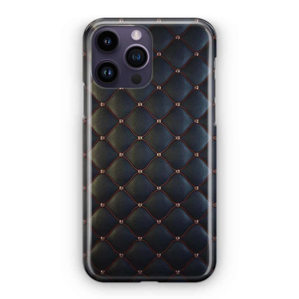 Black Royal Pattern iPhone 15 Pro / 15 Pro Max Case