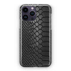 Black Snake Skin Texture iPhone 14 Pro / 14 Pro Max Case