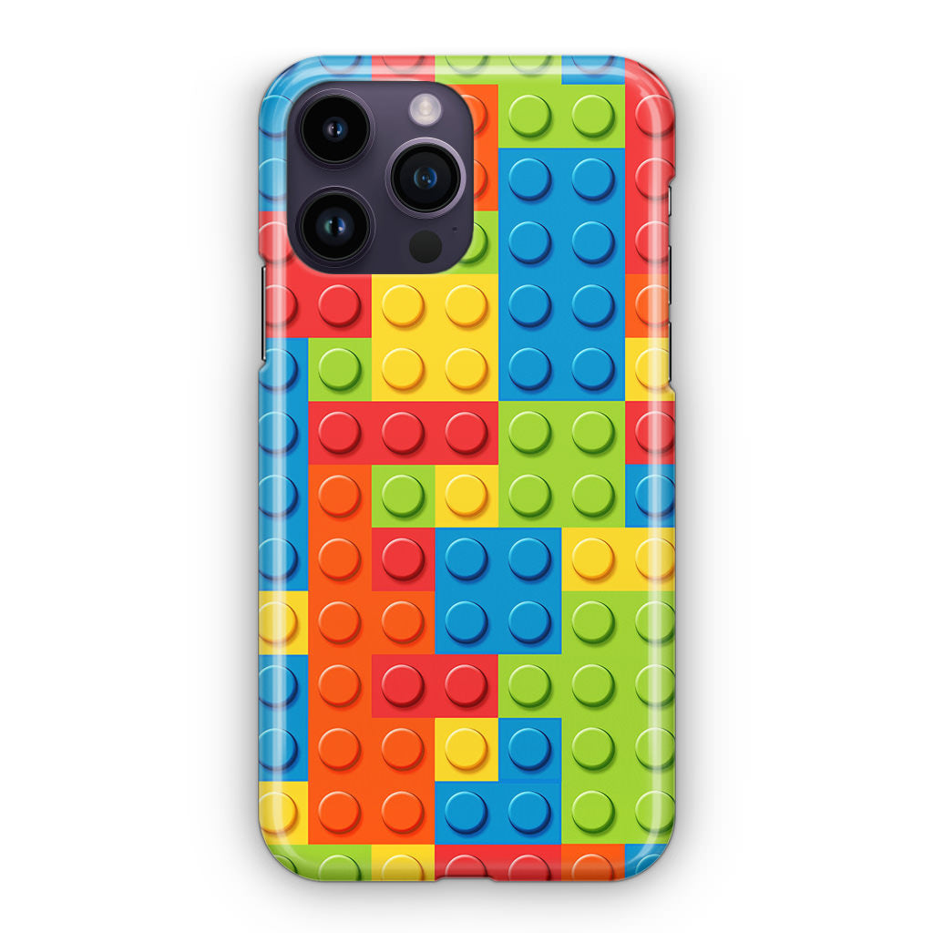 Blocks Rainbow Pattern iPhone 14 Pro / 14 Pro Max Case