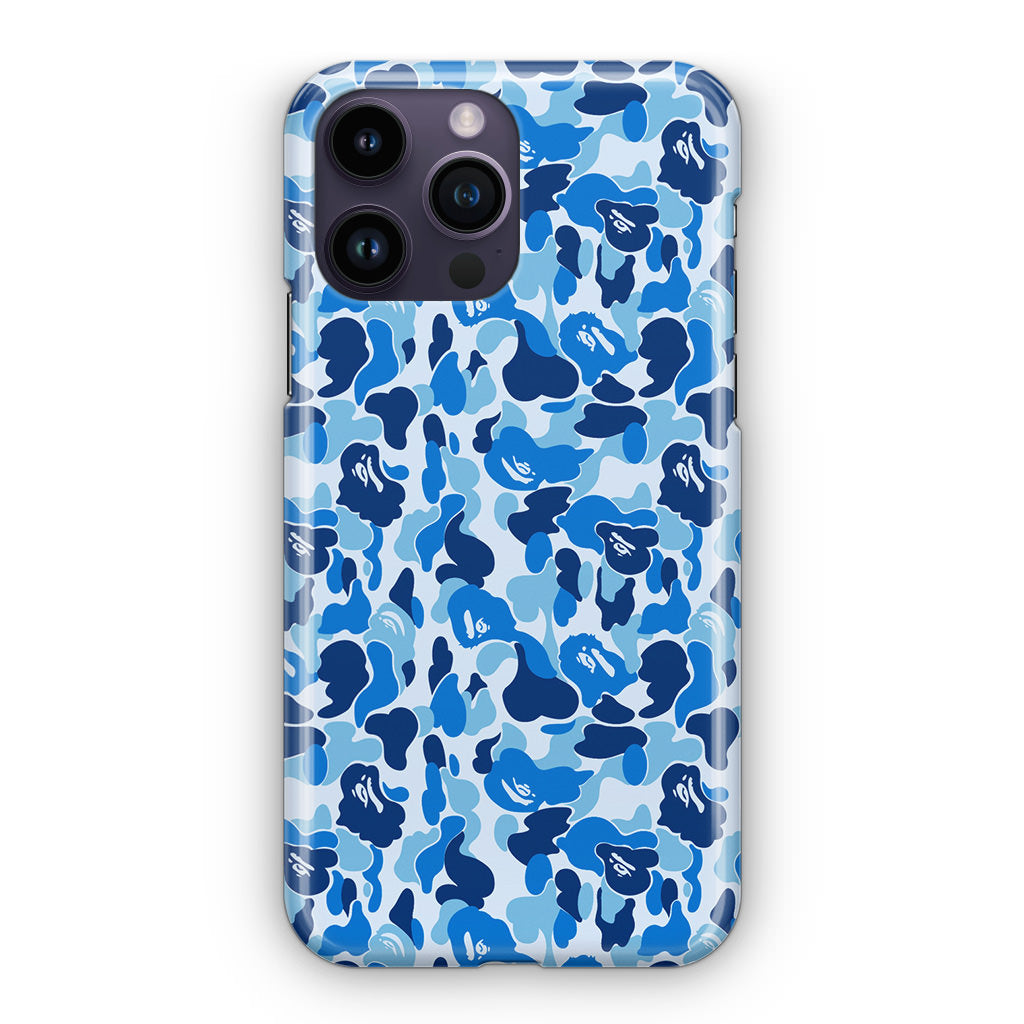 Blue Camo iPhone 14 Pro / 14 Pro Max Case