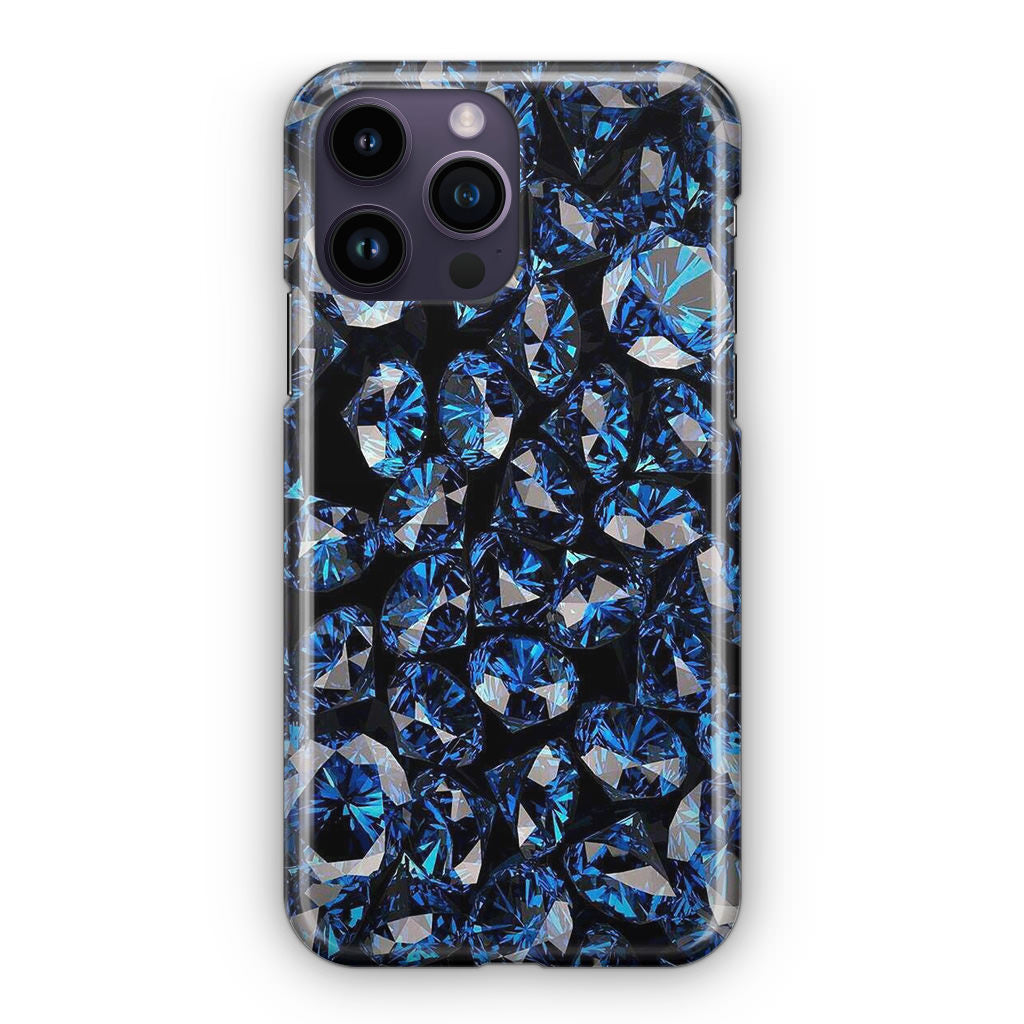 Blue Diamonds Pattern iPhone 14 Pro / 14 Pro Max Case