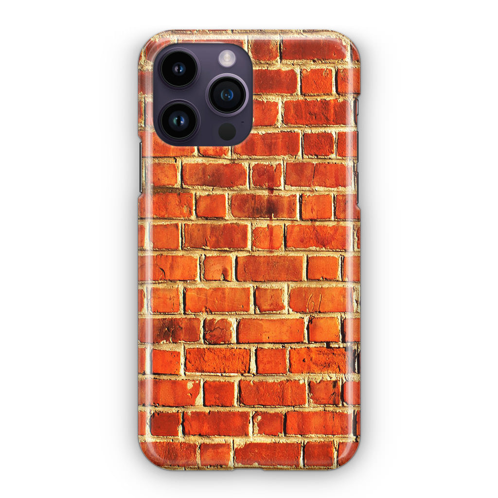 Brick Wall Pattern iPhone 14 Pro / 14 Pro Max Case