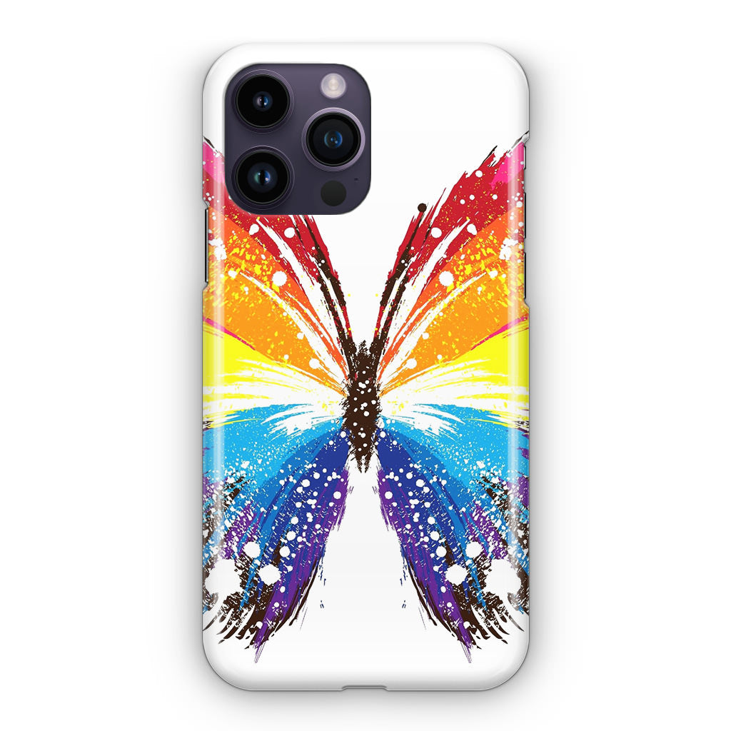 Butterfly Abstract Colorful iPhone 14 Pro / 14 Pro Max Case