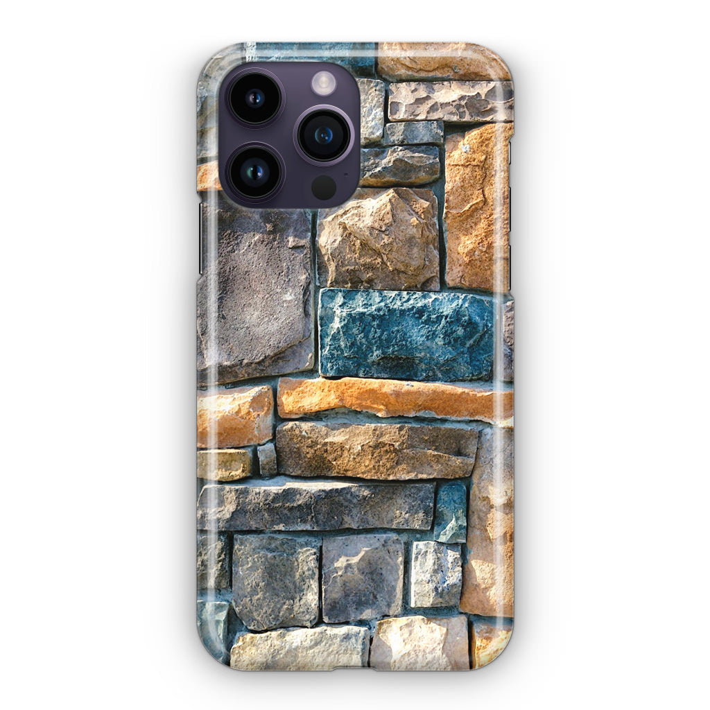 Colored Stone Piles iPhone 14 Pro / 14 Pro Max Case