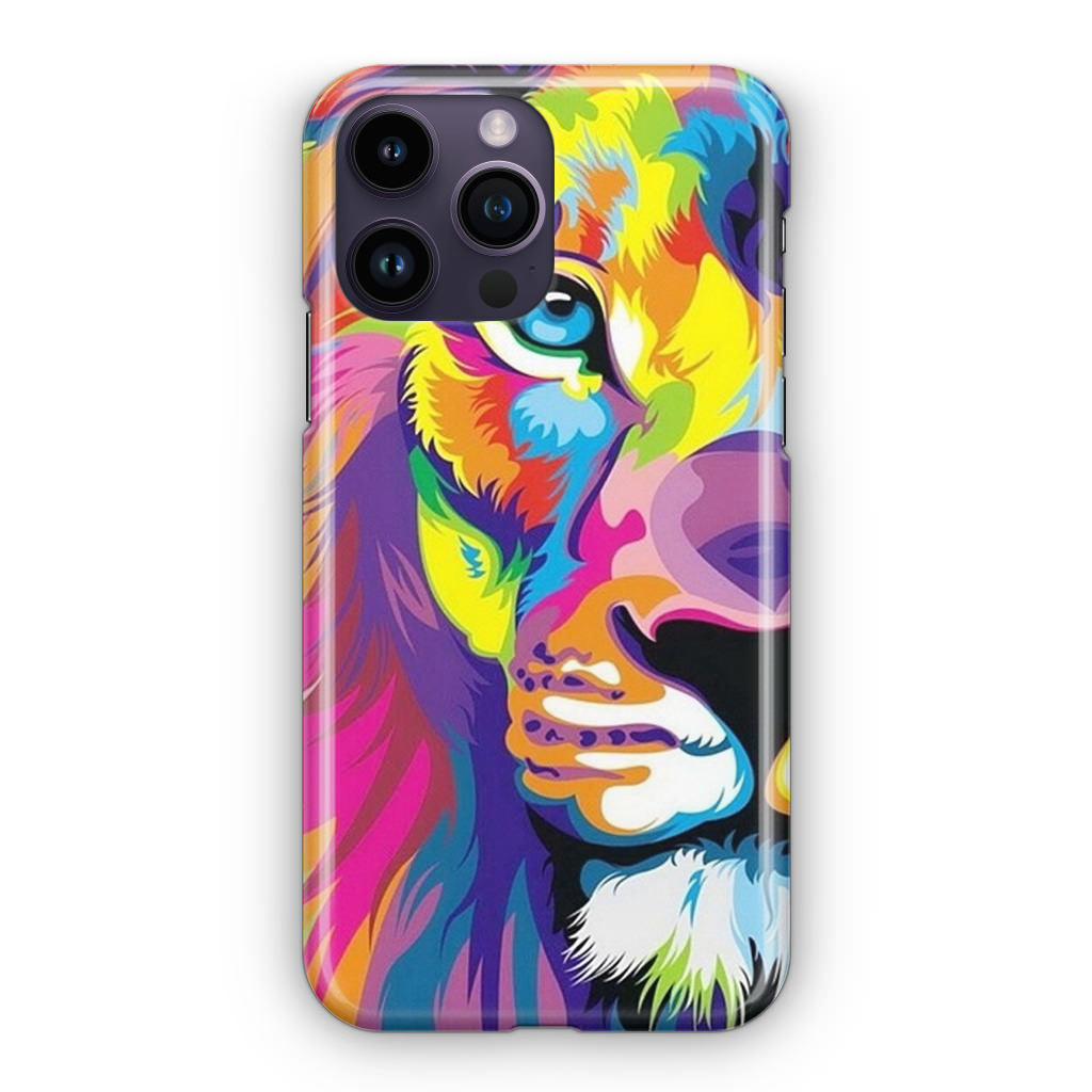Colorful Lion iPhone 14 Pro / 14 Pro Max Case