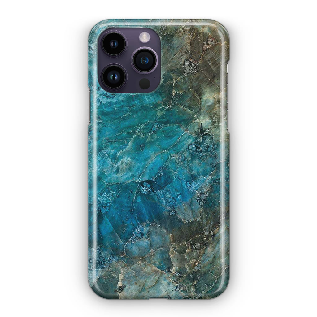 Deep Ocean Marble iPhone 14 Pro / 14 Pro Max Case