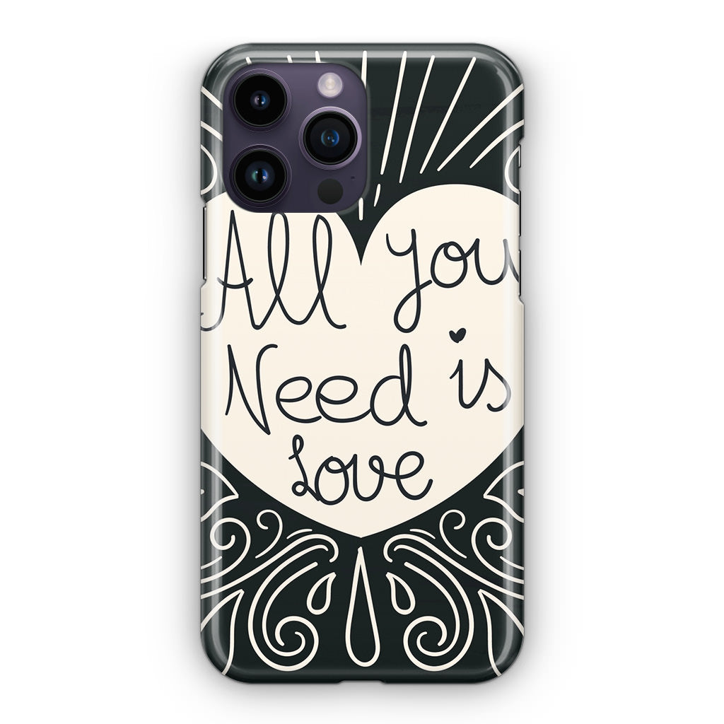 Drawn Love iPhone 14 Pro / 14 Pro Max Case