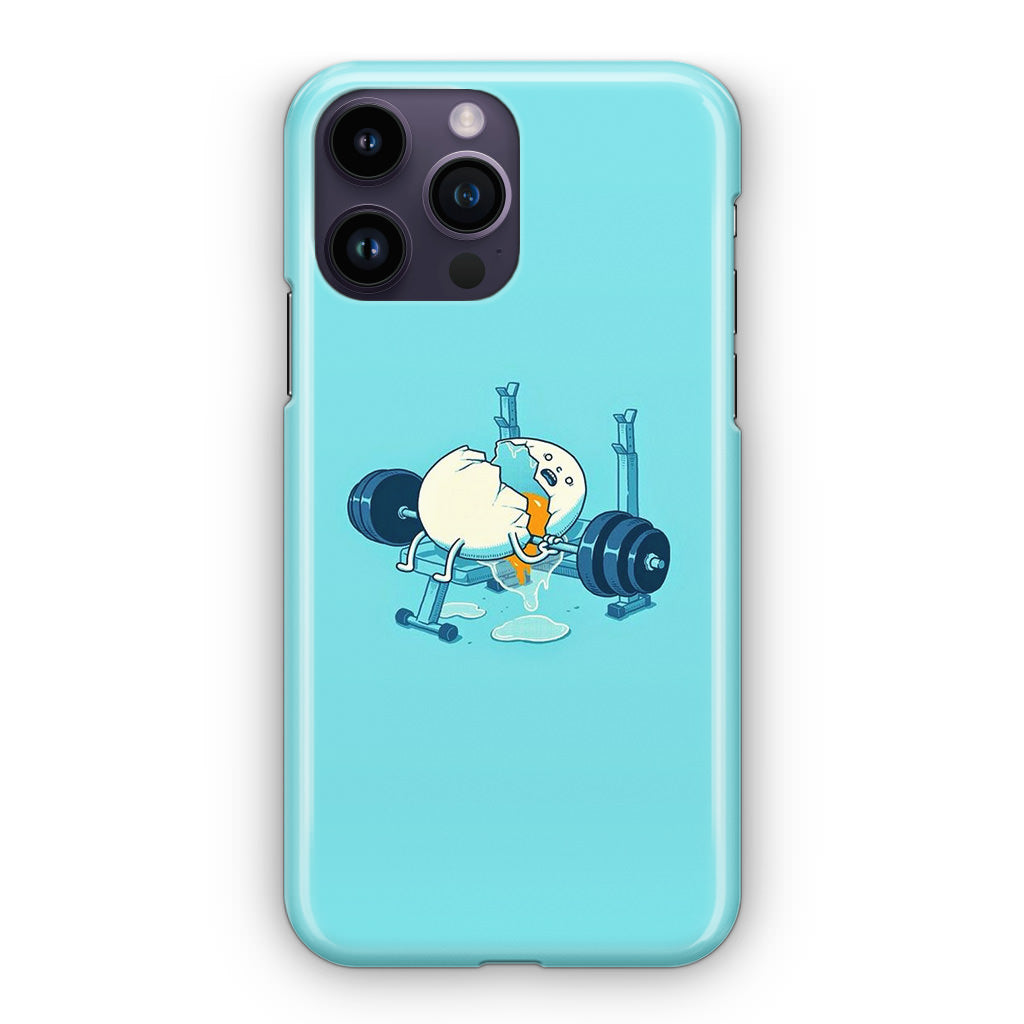 Egg Accident Workout iPhone 14 Pro / 14 Pro Max Case