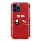Funny Music Headphones Player Buds iPhone 14 Pro / 14 Pro Max Case