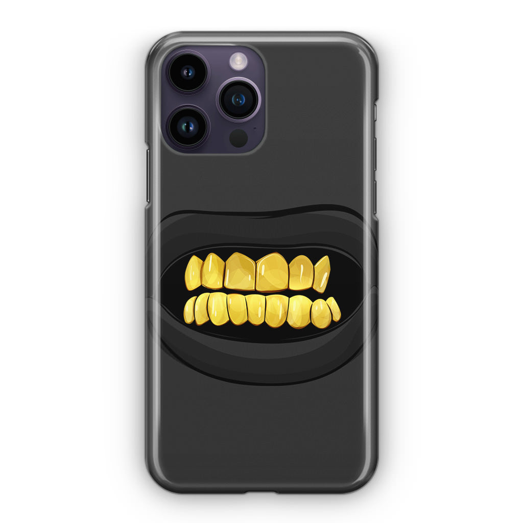 Gold Grillz iPhone 14 Pro / 14 Pro Max Case