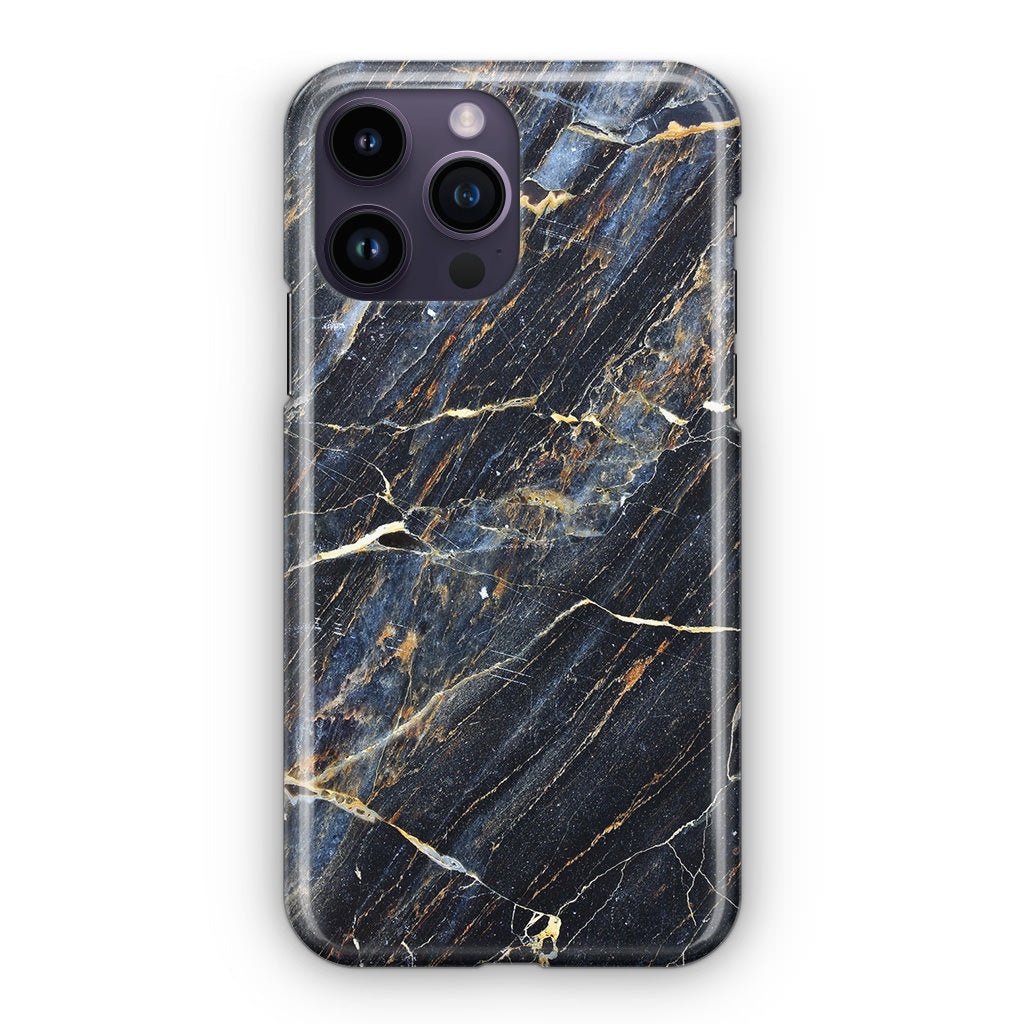 Golden Black Marble iPhone 14 Pro / 14 Pro Max Case