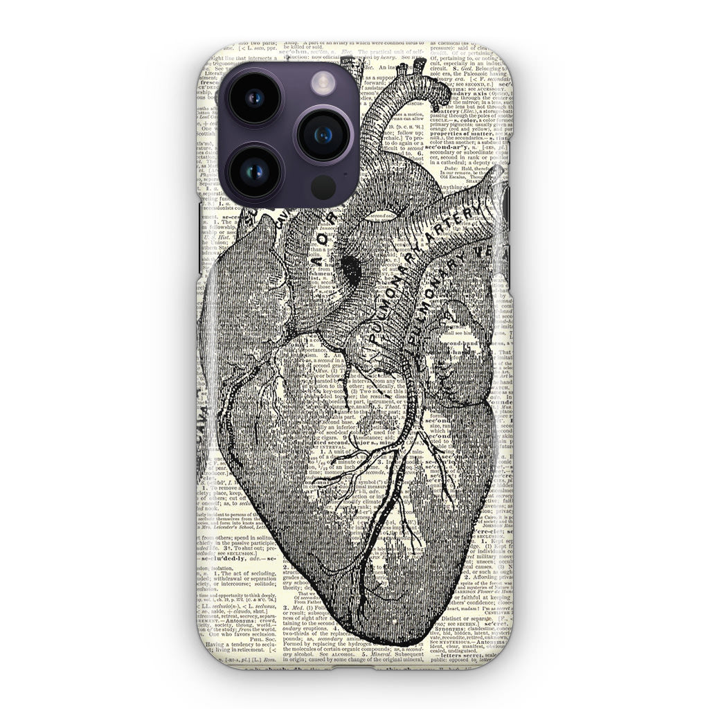 Heart Book Art iPhone 14 Pro / 14 Pro Max Case