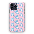 Horned Whales Pattern iPhone 14 Pro / 14 Pro Max Case