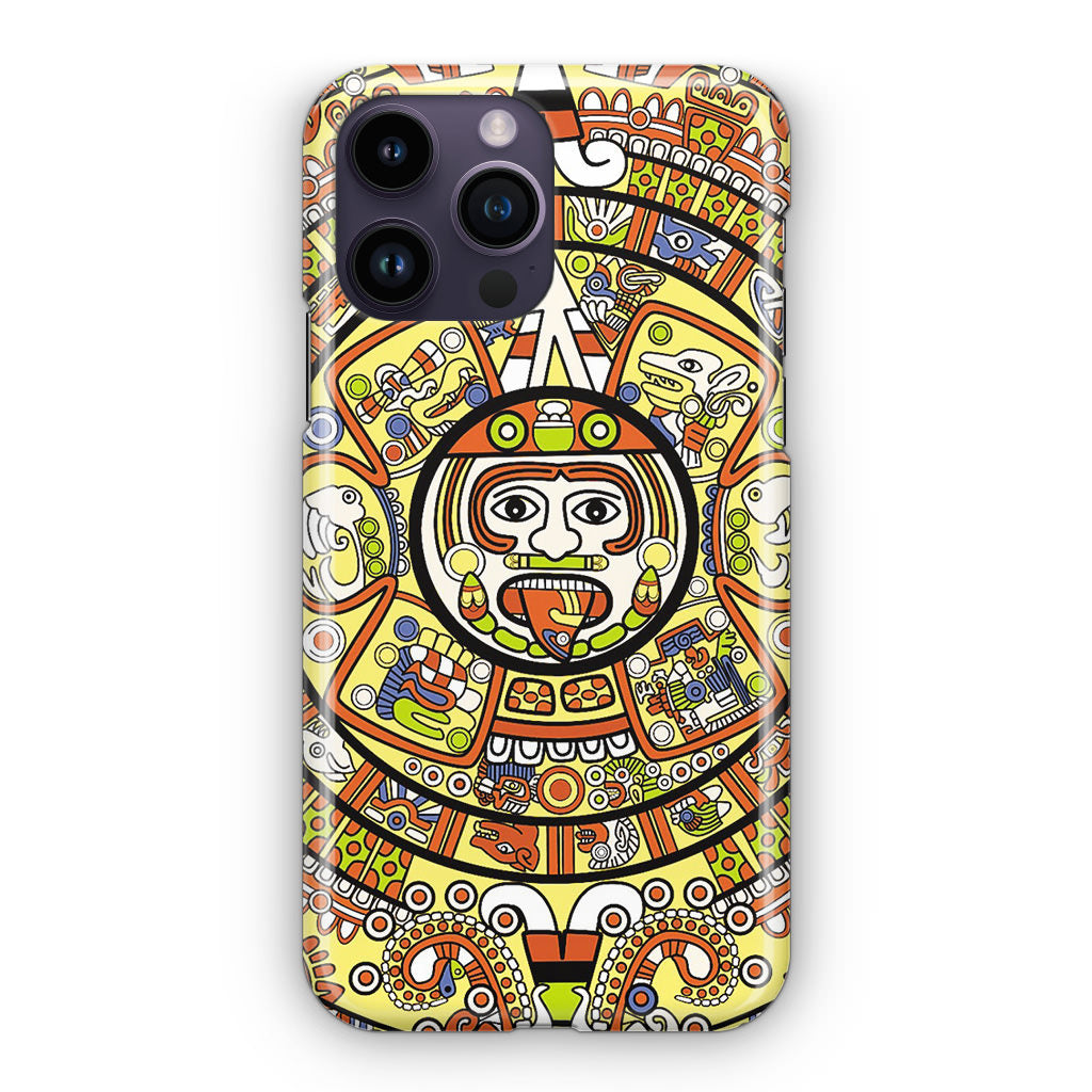 Mayan Calendar iPhone 14 Pro / 14 Pro Max Case