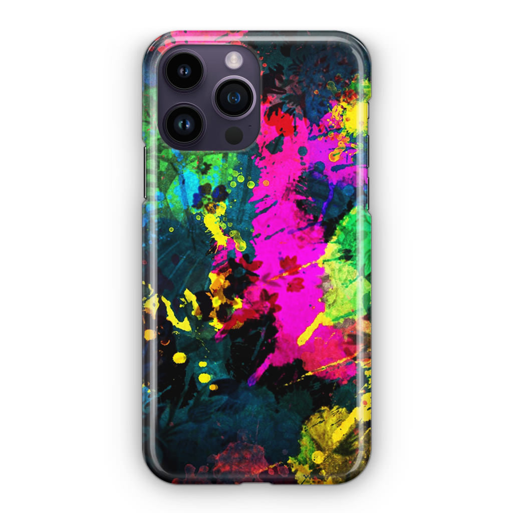 Mixture Colorful Paint iPhone 14 Pro / 14 Pro Max Case