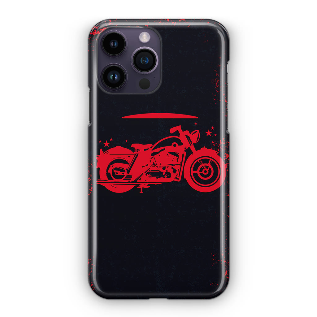 Motorcycle Red Art iPhone 14 Pro / 14 Pro Max Case