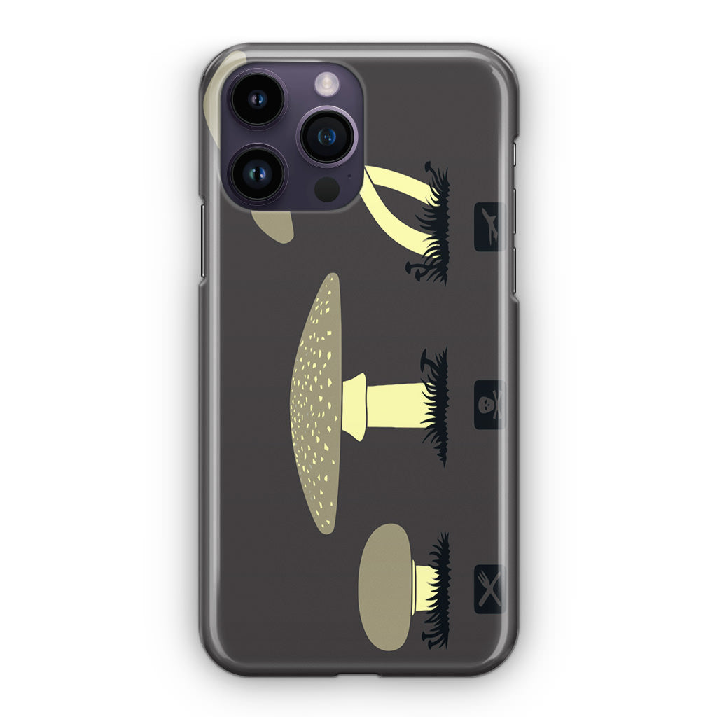 Mushroom Minimalism iPhone 14 Pro / 14 Pro Max Case