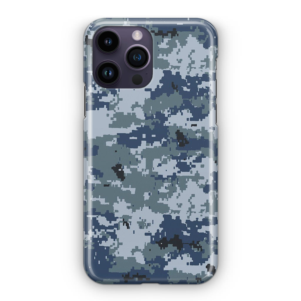 Navy Camo iPhone 14 Pro / 14 Pro Max Case