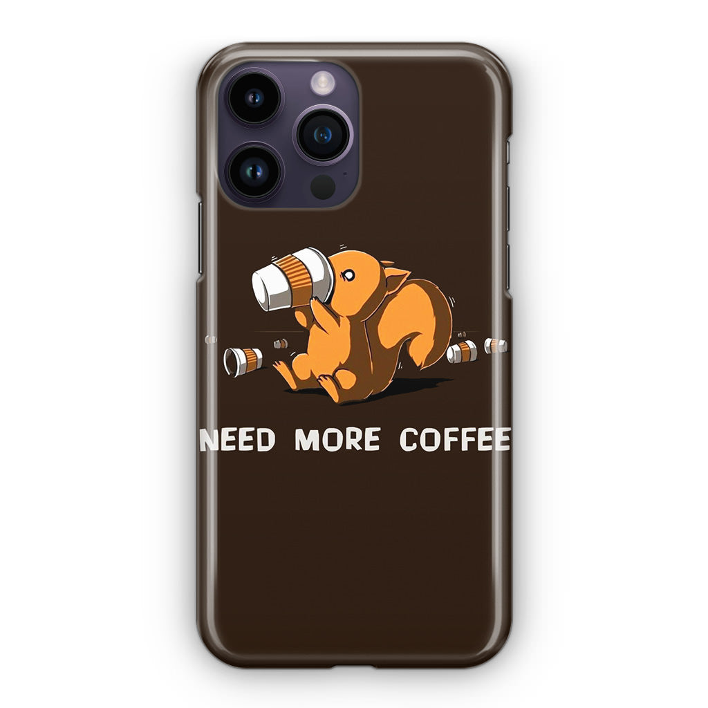 Need More Coffee Programmer Story iPhone 14 Pro / 14 Pro Max Case