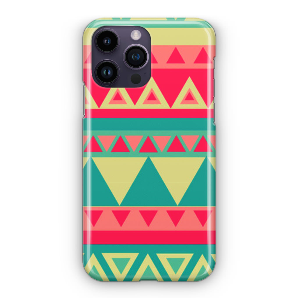 Old Aztec Pattern iPhone 14 Pro / 14 Pro Max Case