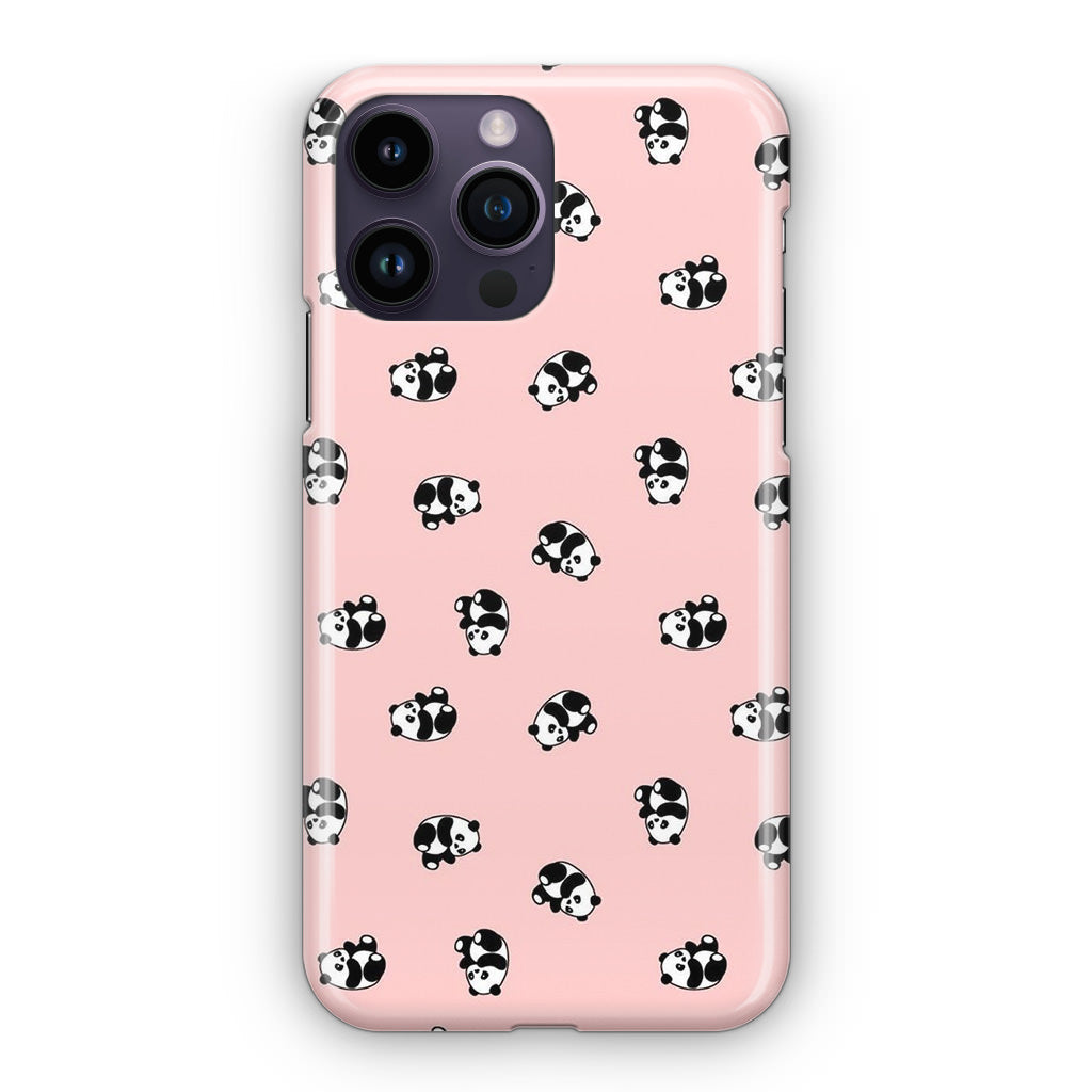 Pandas Pattern iPhone 14 Pro / 14 Pro Max Case