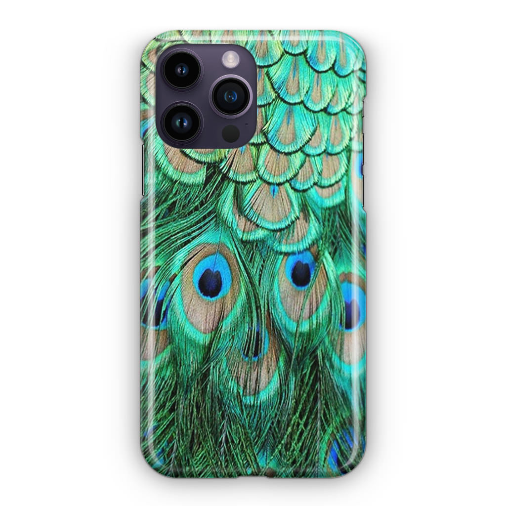 Peacock Feather iPhone 14 Pro / 14 Pro Max Case