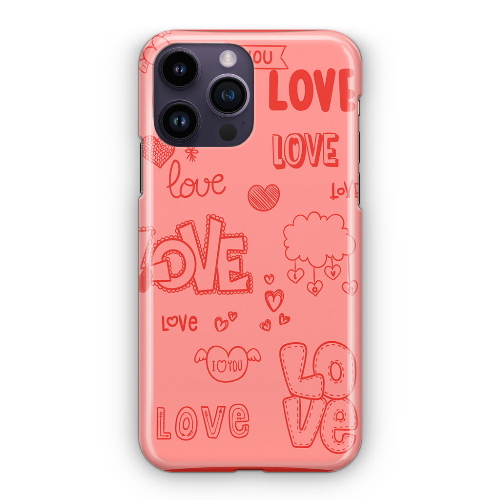 Pink Lover iPhone 14 Pro / 14 Pro Max Case