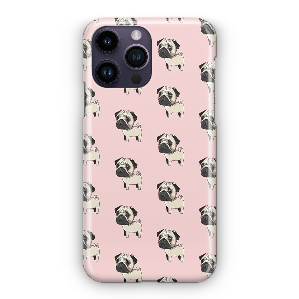 Pugs Pattern iPhone 14 Pro / 14 Pro Max Case