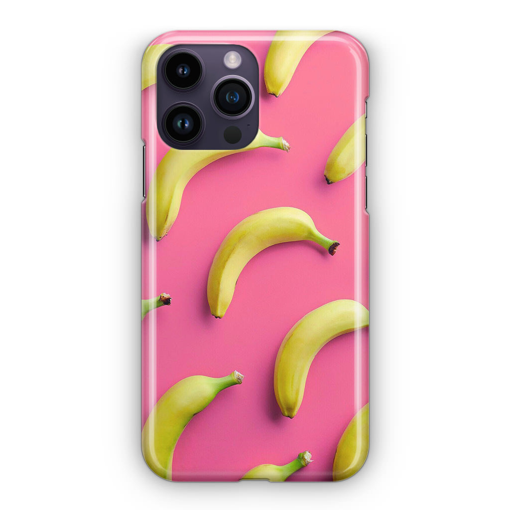 Real Bananas Fruit Pattern iPhone 14 Pro / 14 Pro Max Case