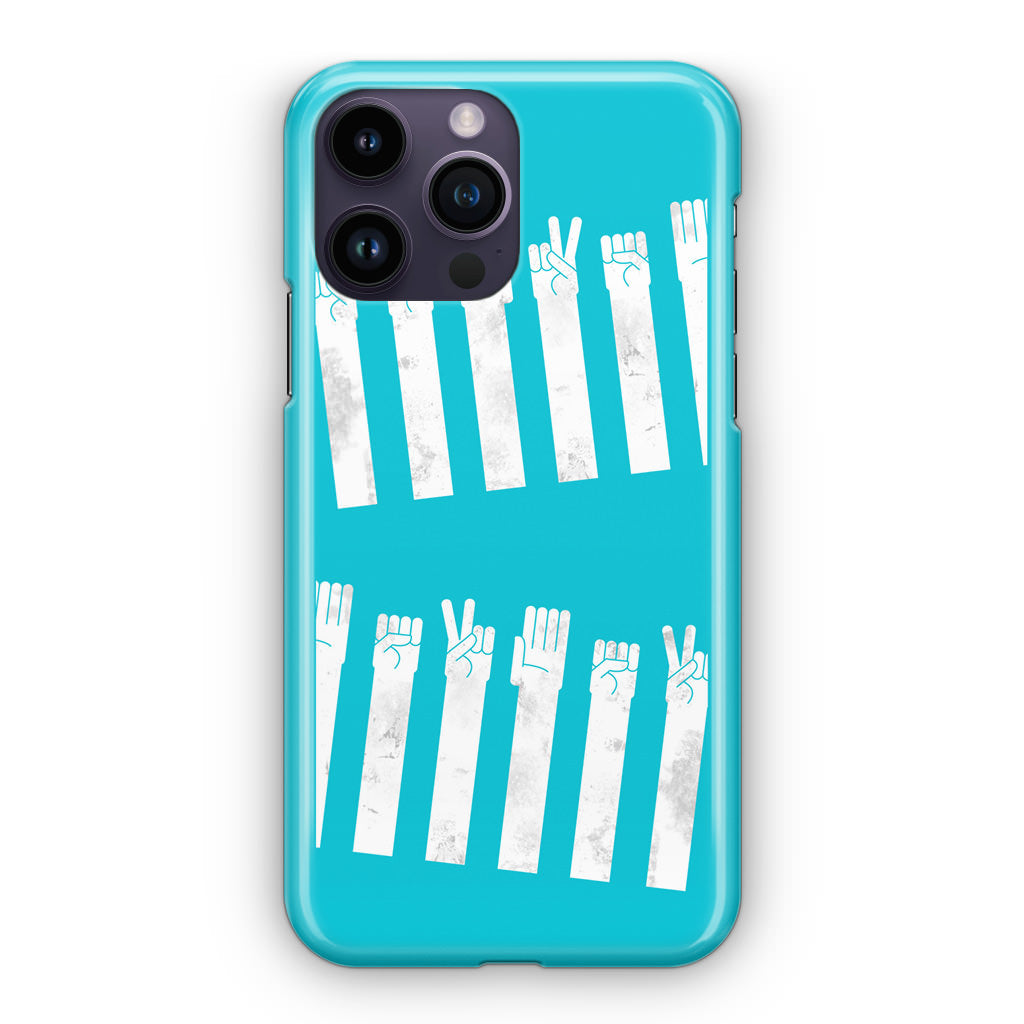 Rock–paper–scissors Zebra Crossing iPhone 14 Pro / 14 Pro Max Case