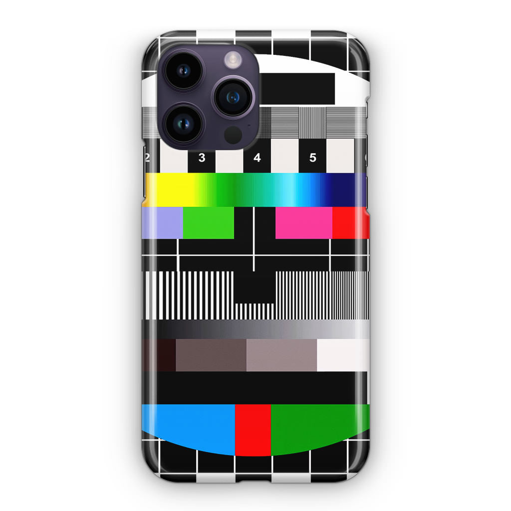 Scheme Pause TV Colorful Mesh iPhone 14 Pro / 14 Pro Max Case