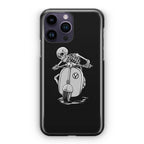 Skeleton Rides Scooter iPhone 14 Pro / 14 Pro Max Case
