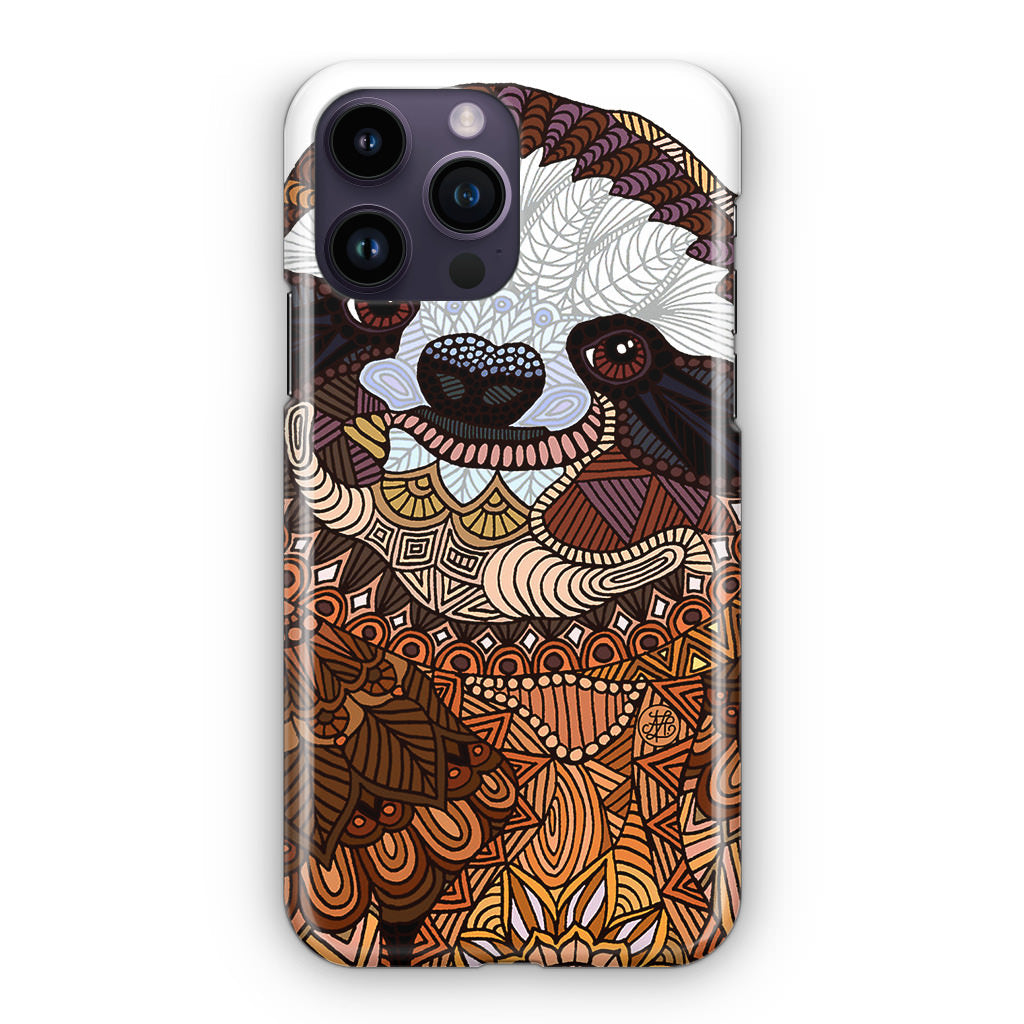 Sloth Ethnic Pattern iPhone 14 Pro / 14 Pro Max Case