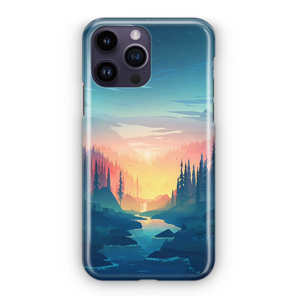 Sunset at The River iPhone 14 Pro / 14 Pro Max Case