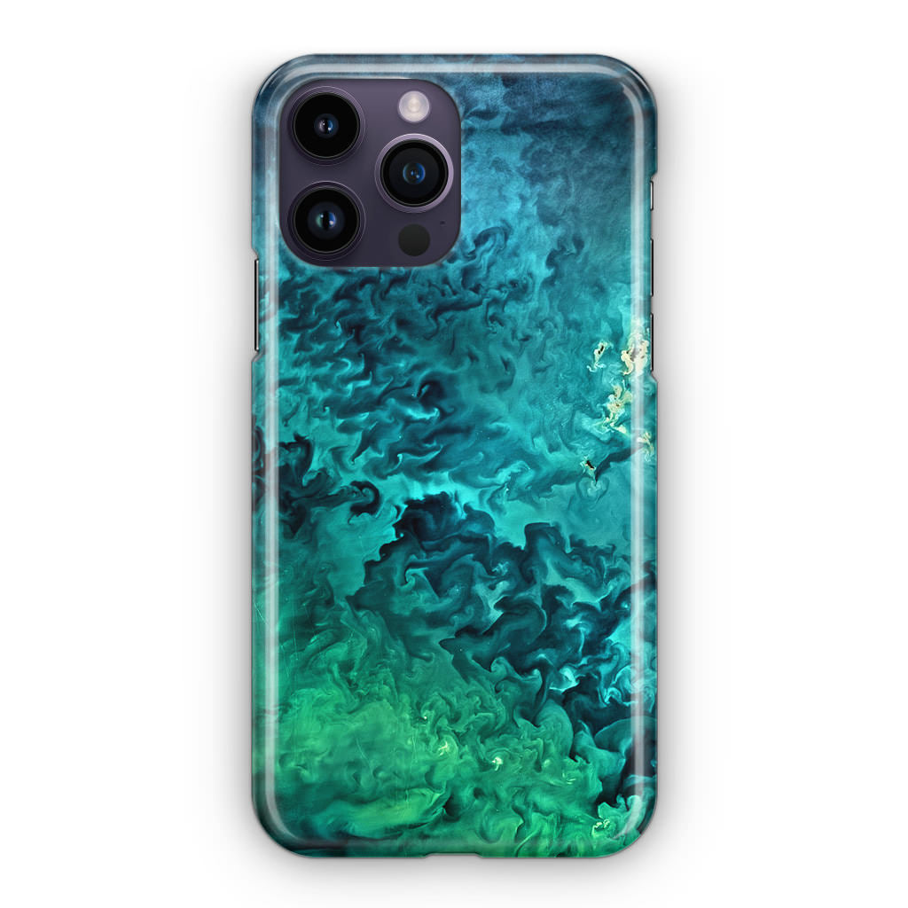 Swirls In The Yellow Sea iPhone 14 Pro / 14 Pro Max Case